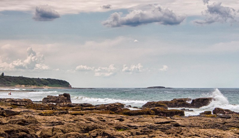From Caves Beach 